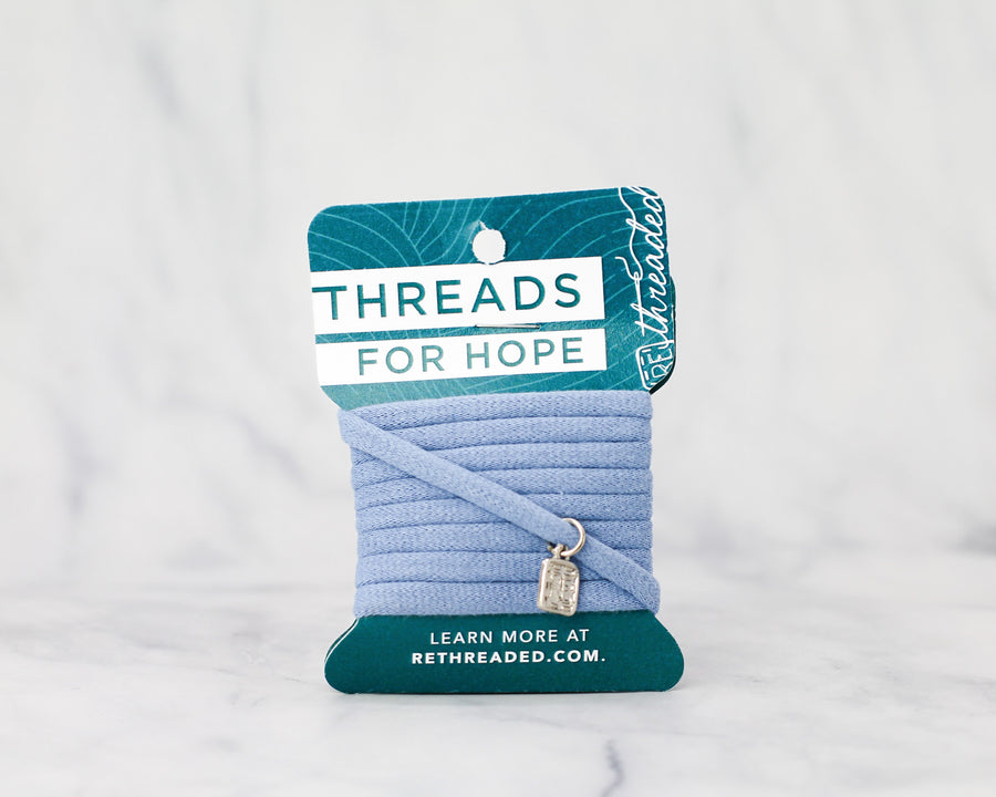 Threads for Hope Bracelet / Lapis Blue