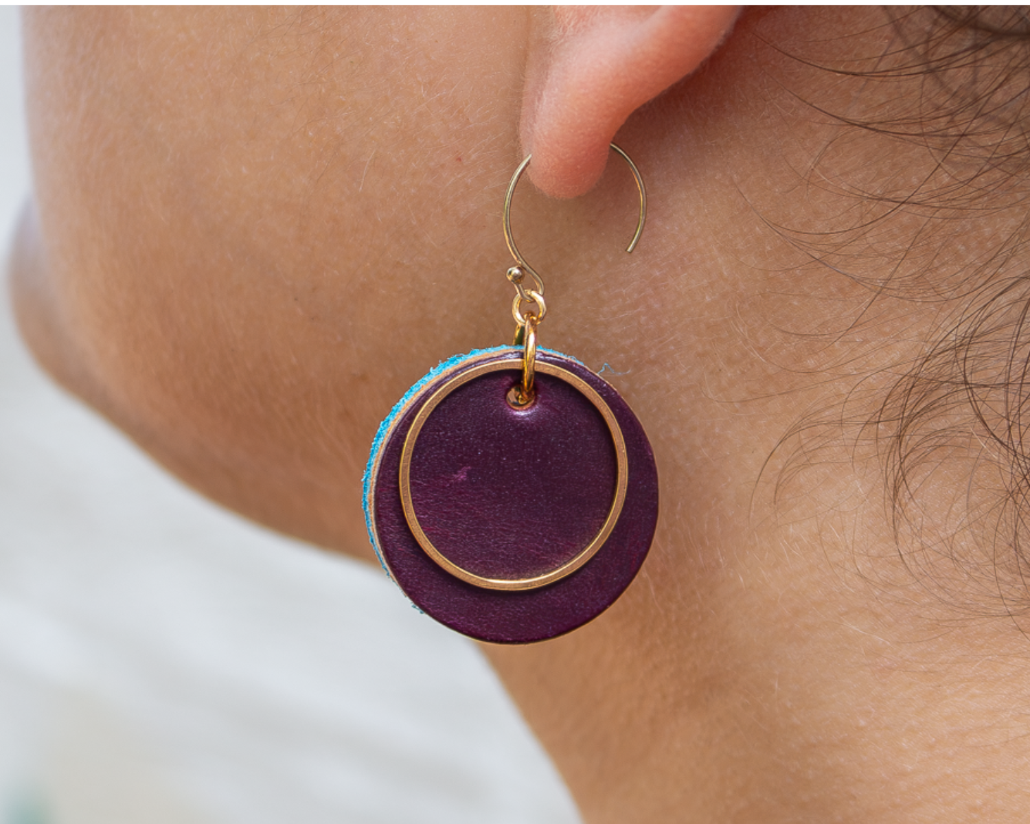 Community Earring - Lavendar Rain