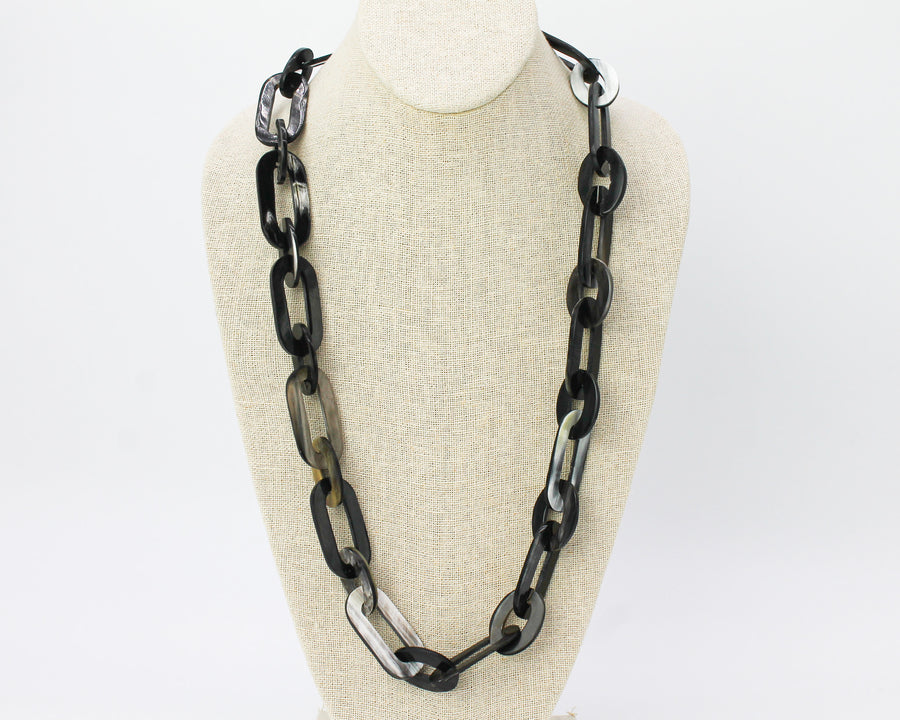 Ankole Long Necklace / Dark