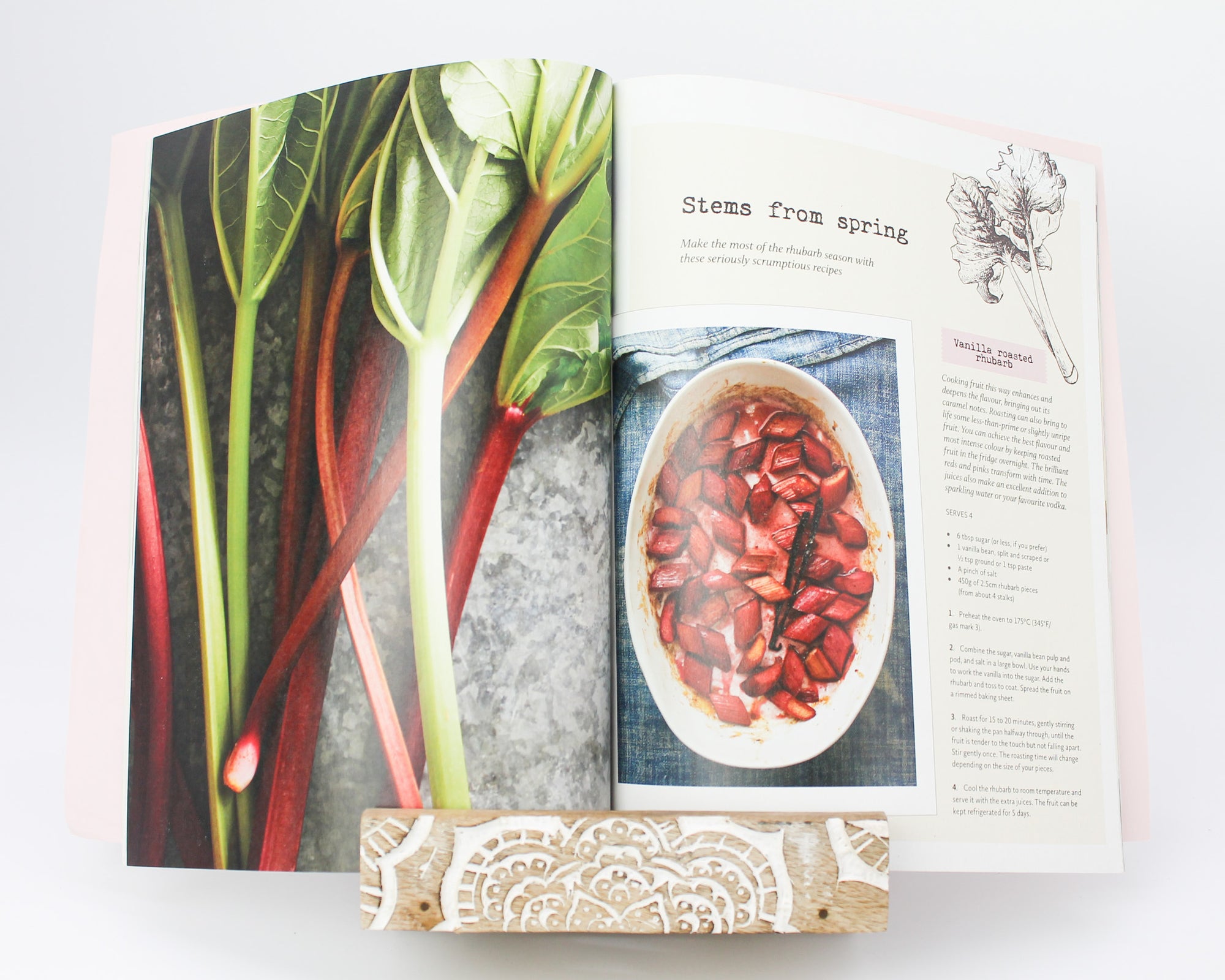 Wooden Mandala Tablet/Cookbook Holder