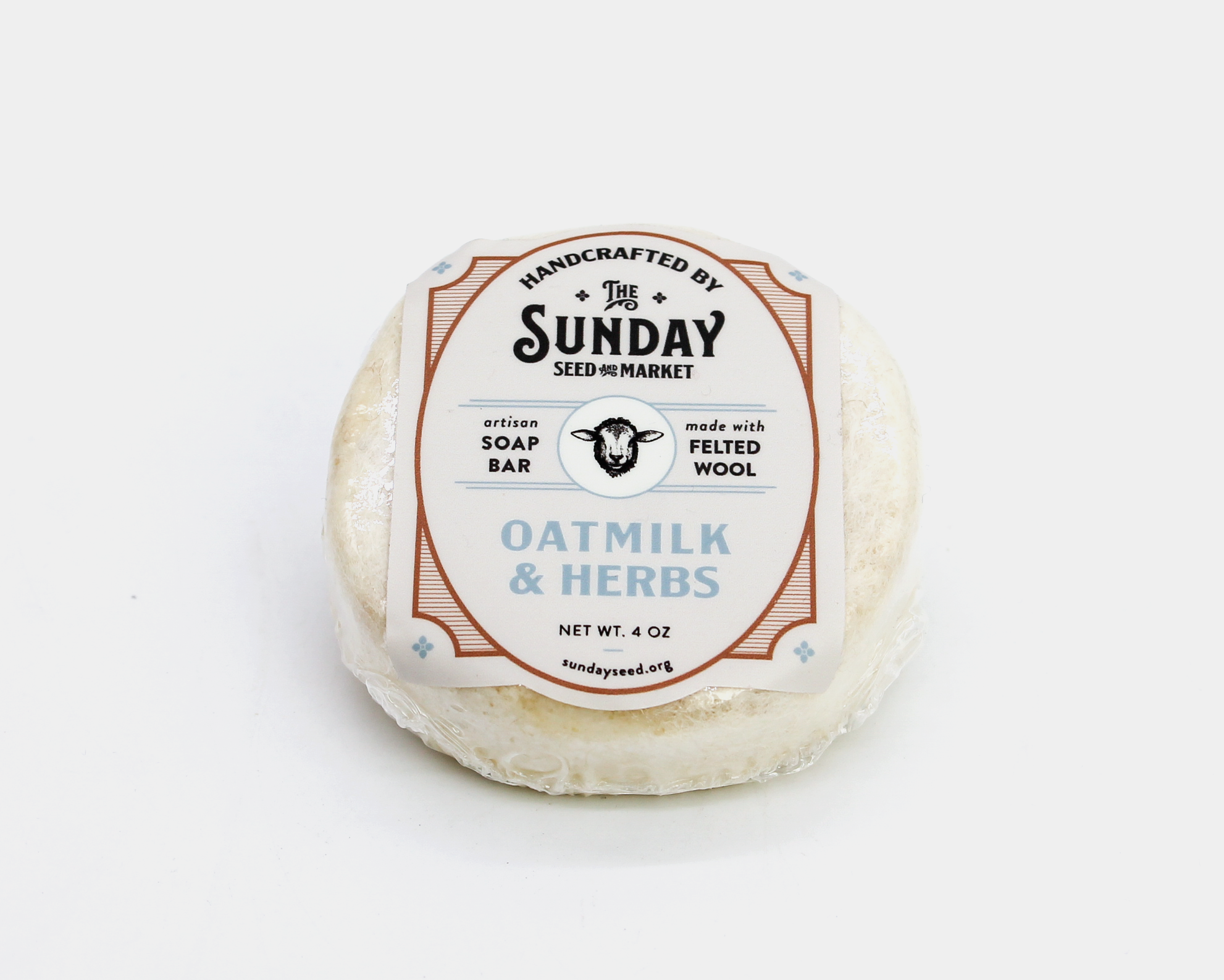 Oatmilk & Herb Felted Soap Bar