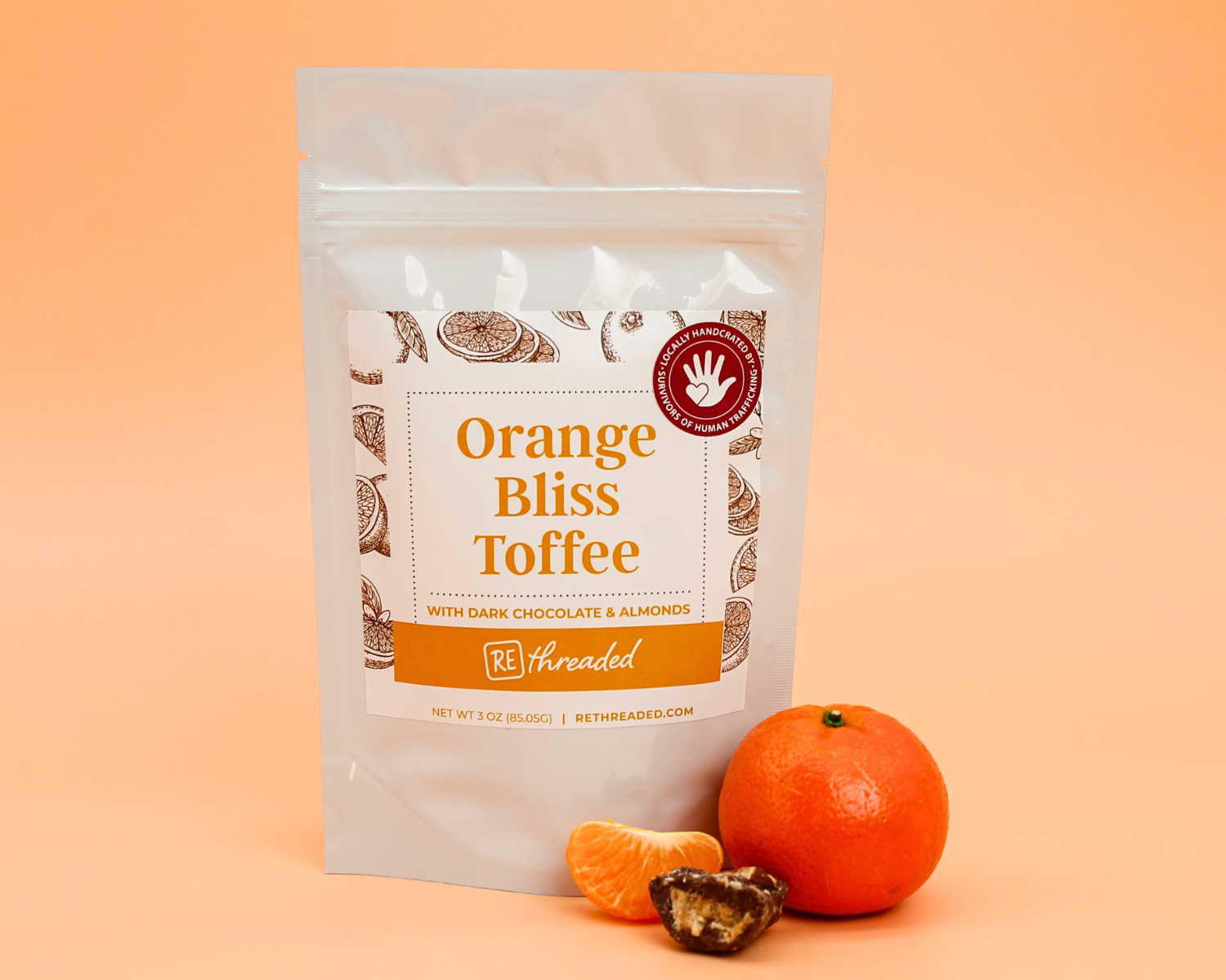 5 oz bag Orange Bliss Toffee