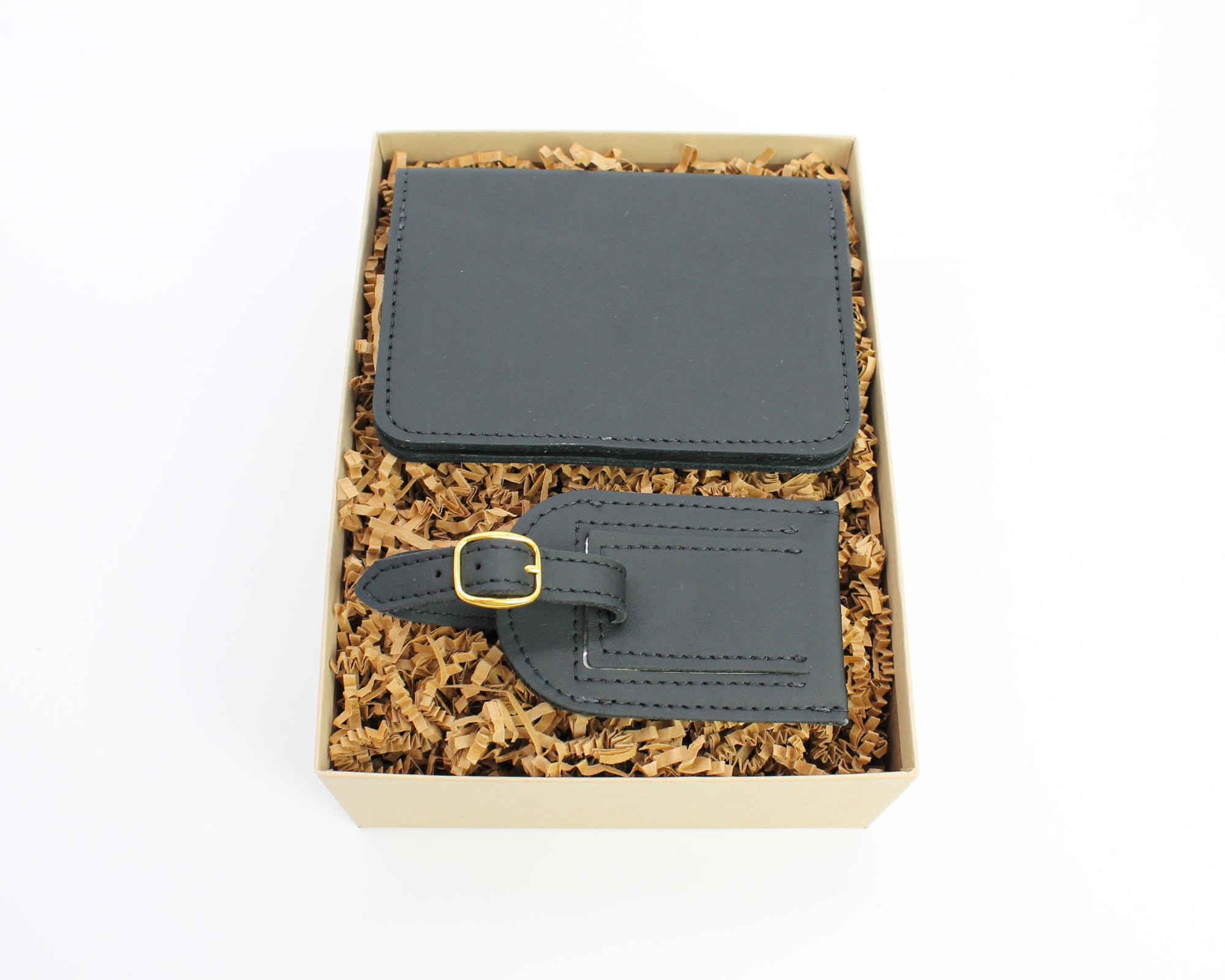 Passport Cover & Luggage Tag Set / Carbon