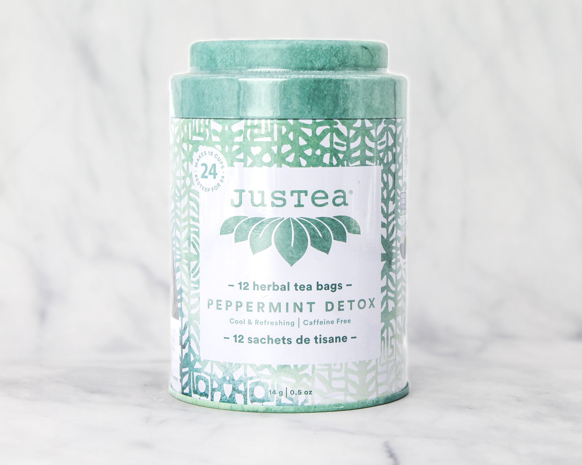 Pyramid Tea Bag Tin Peppermint Detox