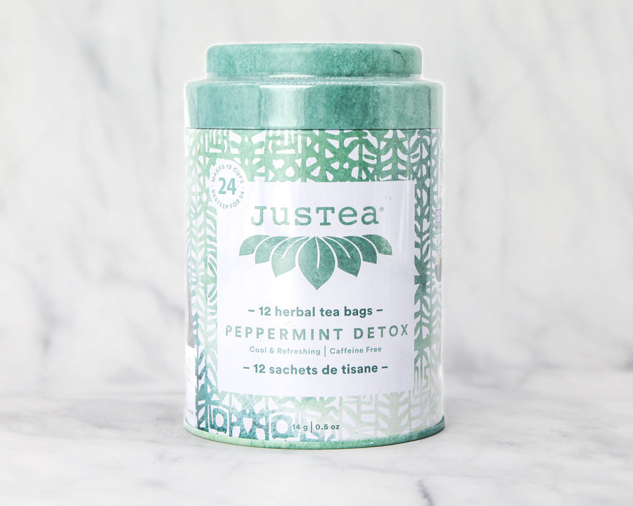 Pyramid Tea Bag Tin Peppermint Detox