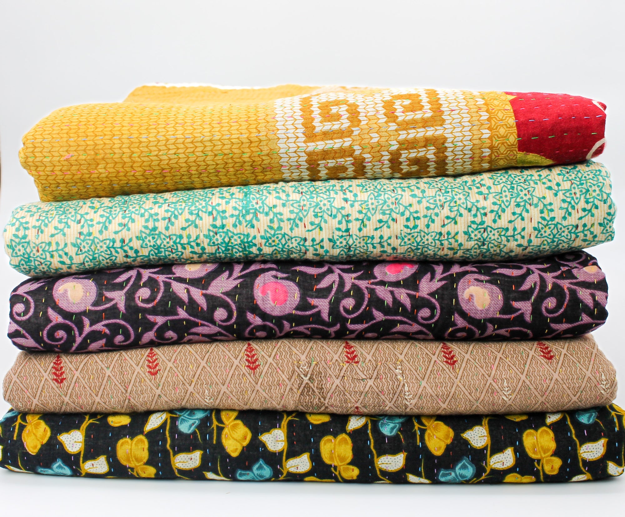Queen Kantha Blanket