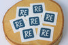 RE logo sticker