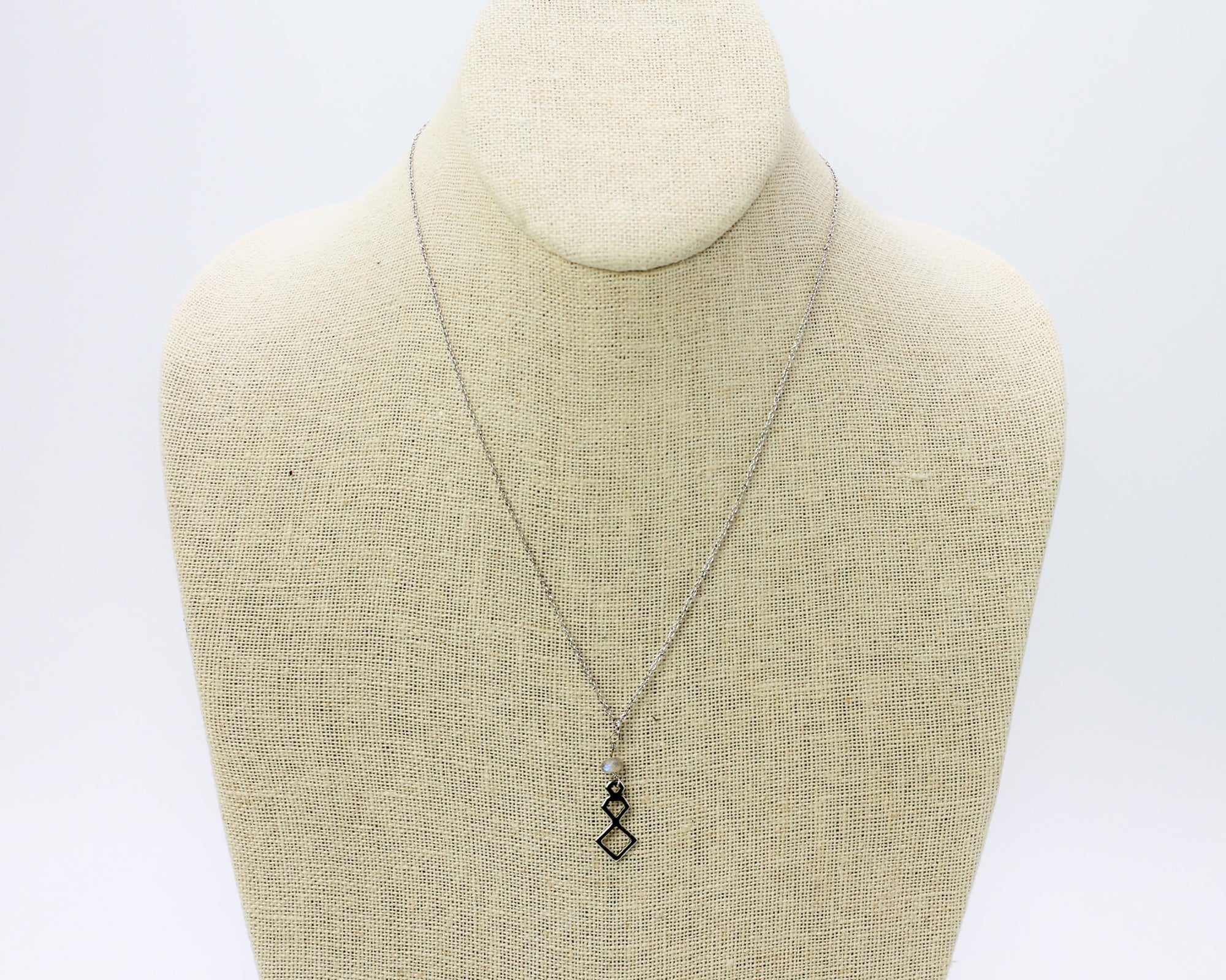 Muse Necklace Rhodium