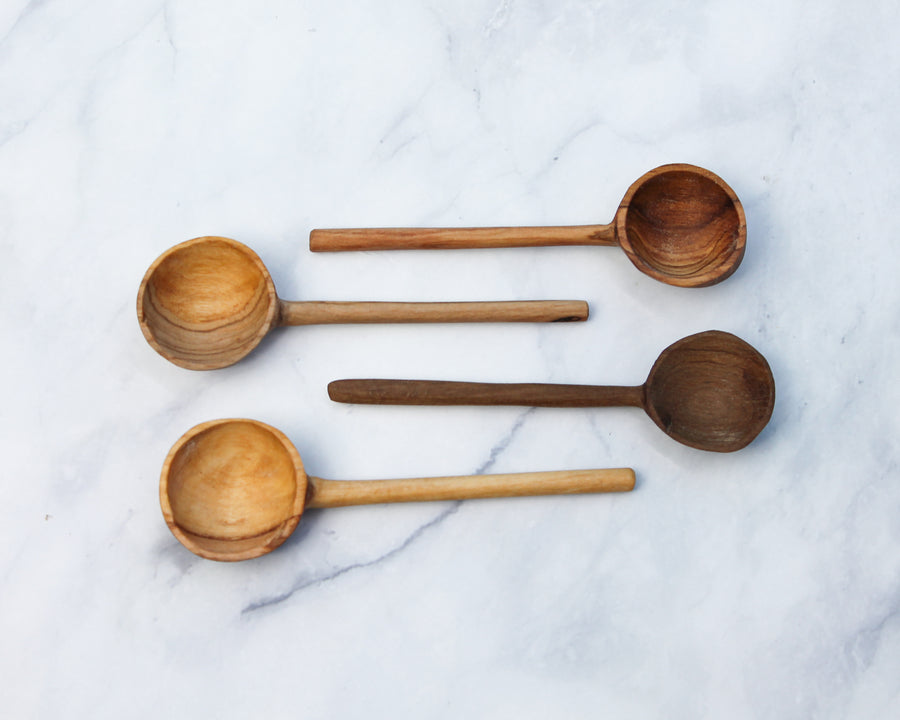 Hand-carved Wooden Tea Spoon