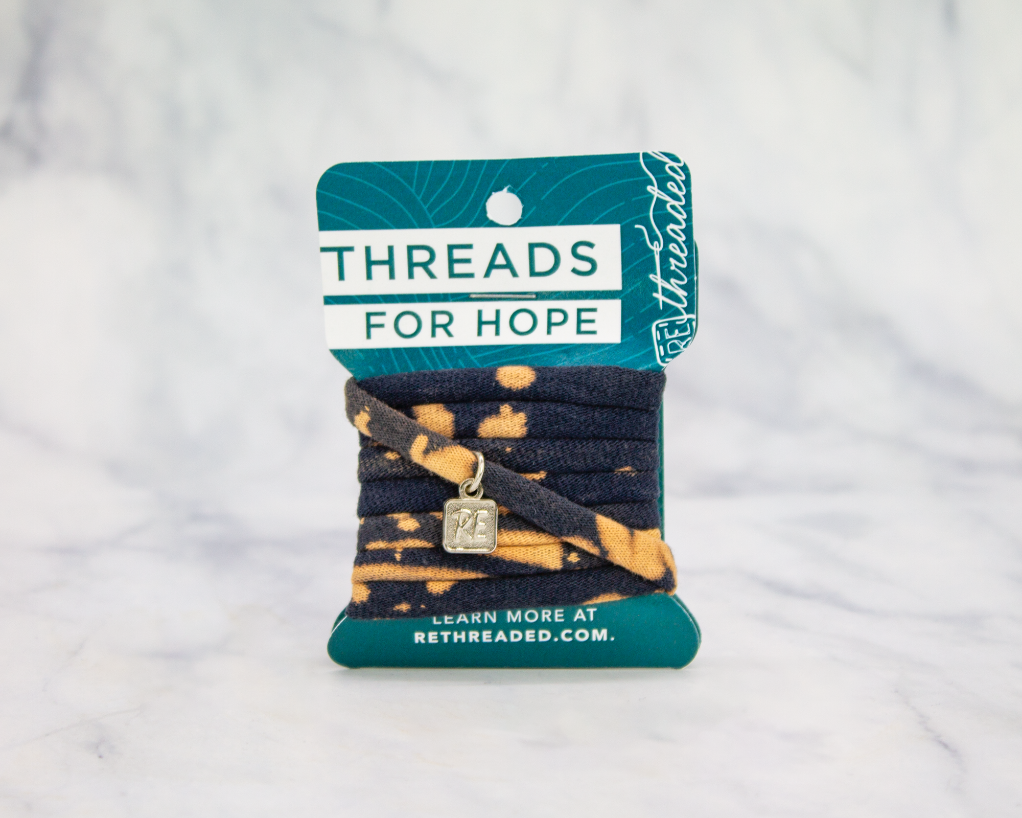 Threads for Hope Bracelet / Royal Blue Hand Dye