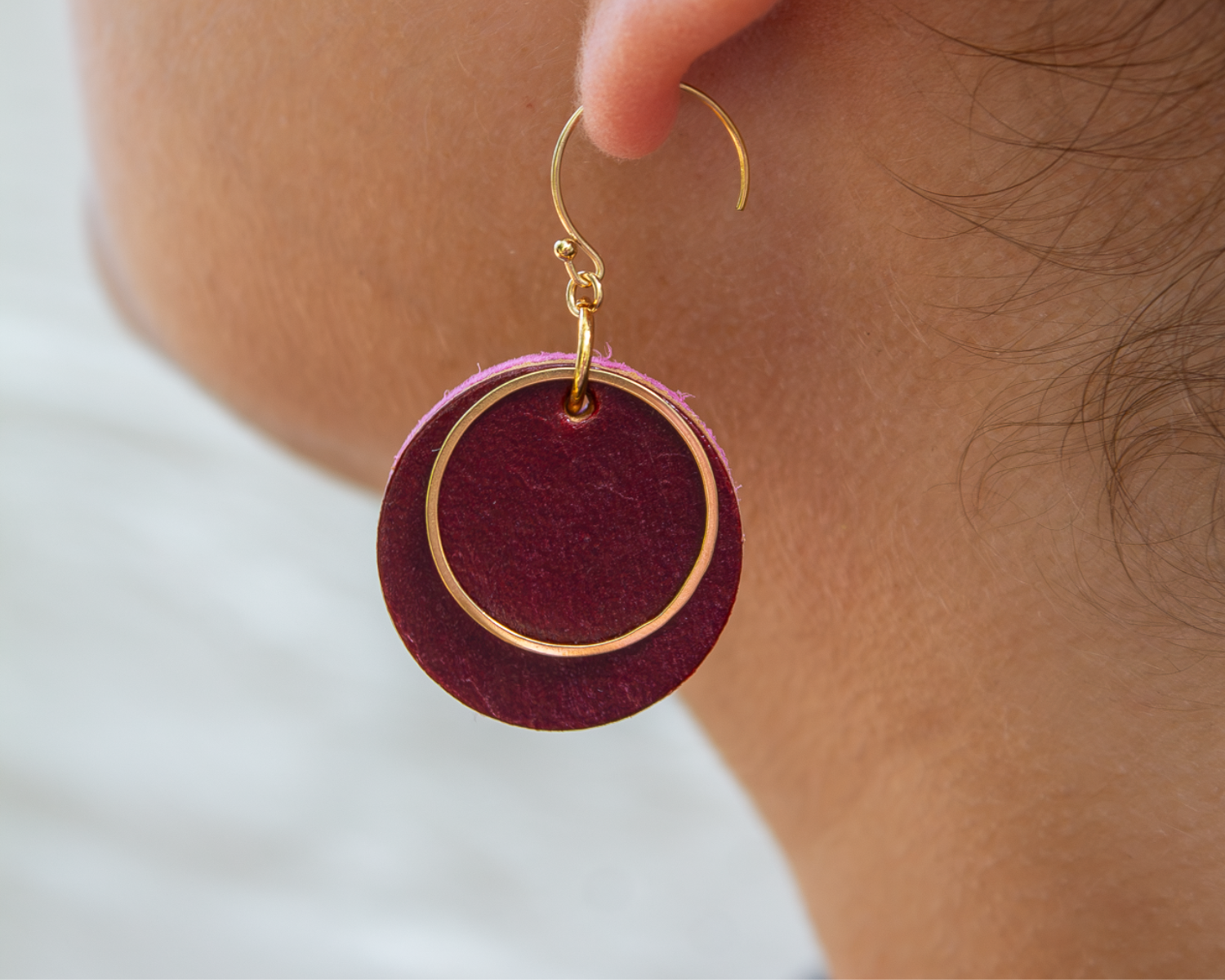 Community Earring - Russet Rose