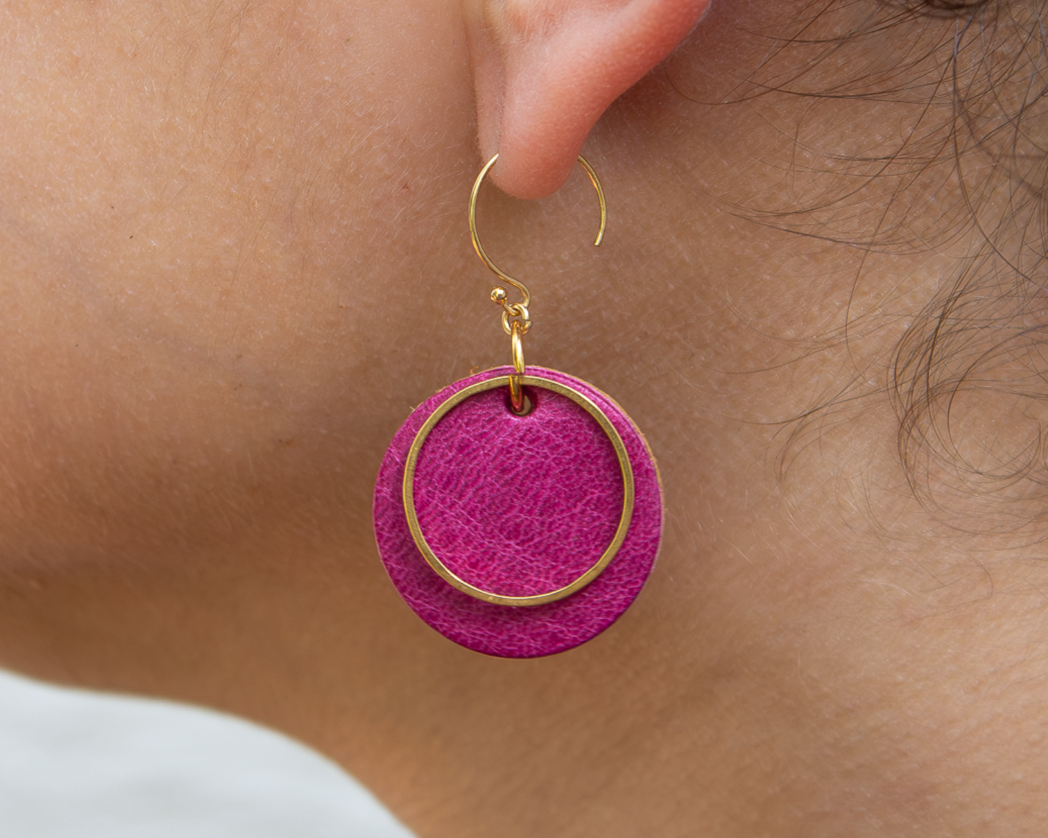 Community Earring - Russet Rose