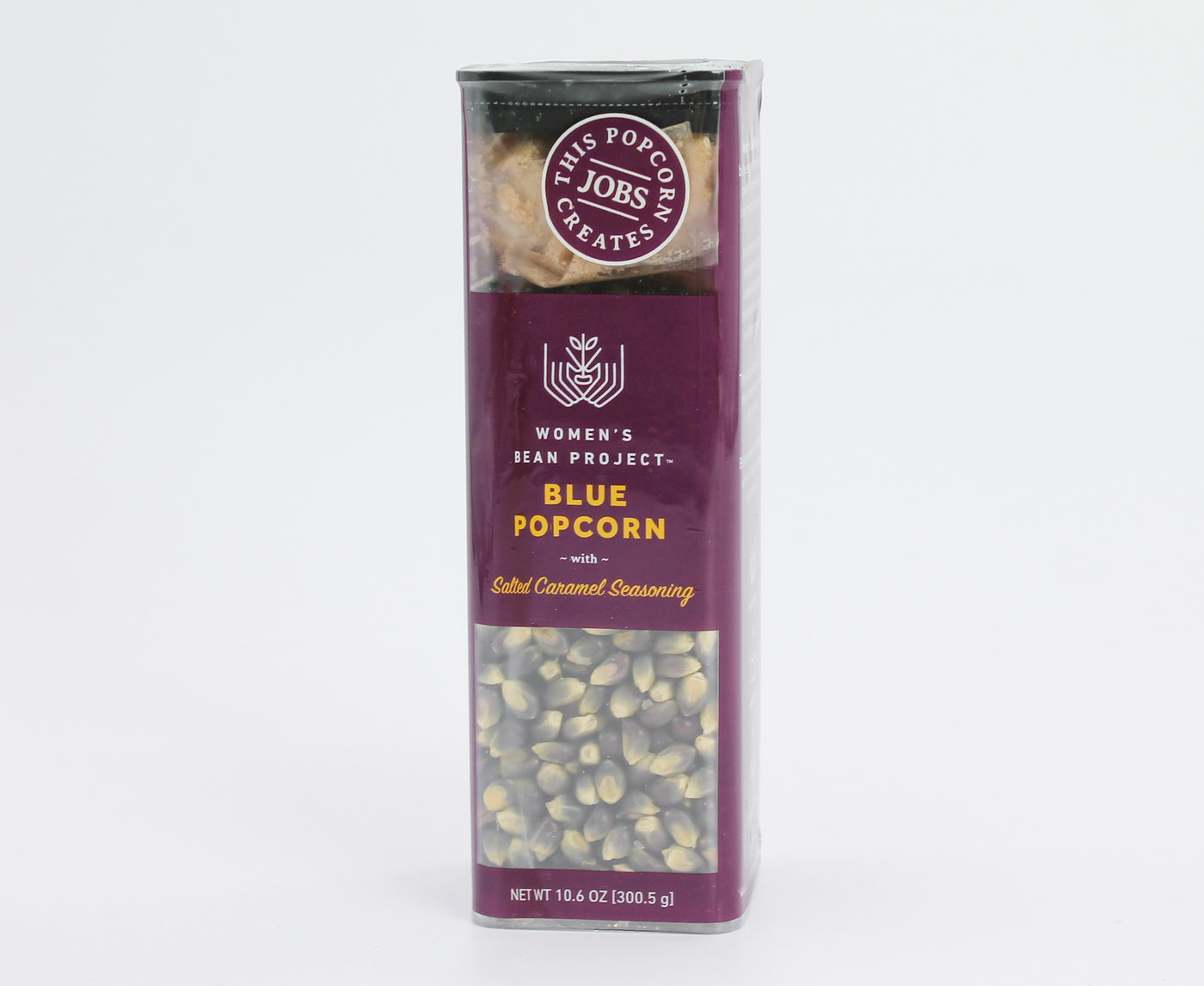 Blue Popcorn with Salted Caramel