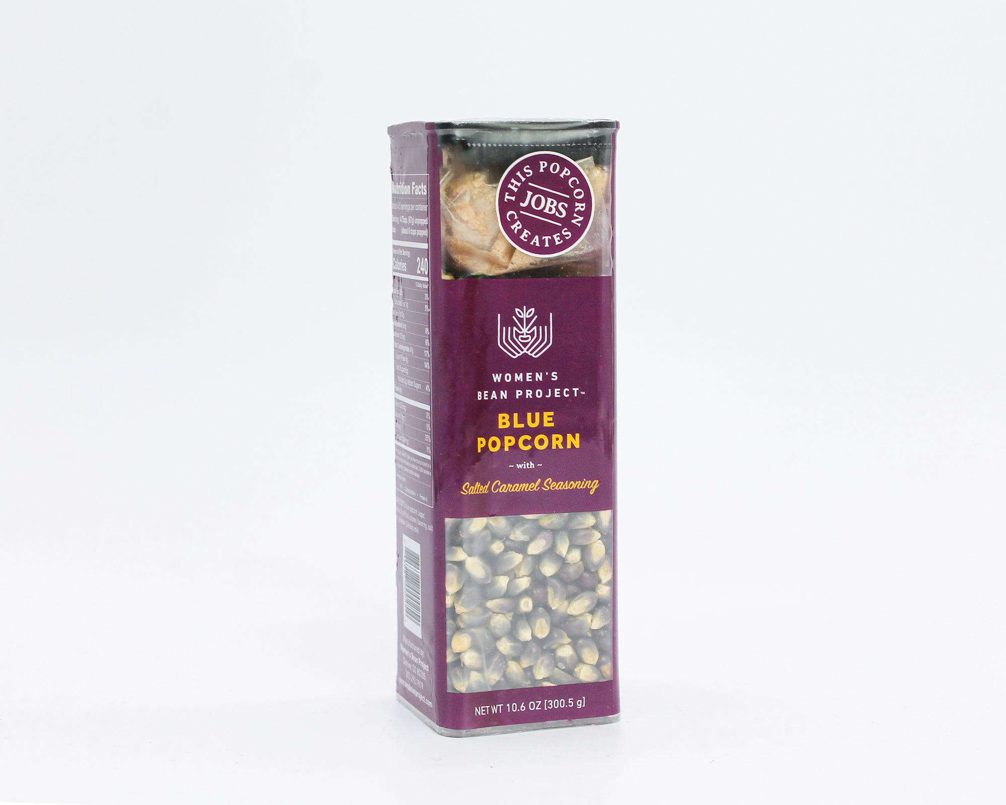 Blue Popcorn with Salted Caramel