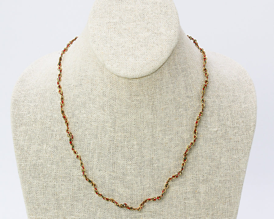 Sari Silk Chain Necklace