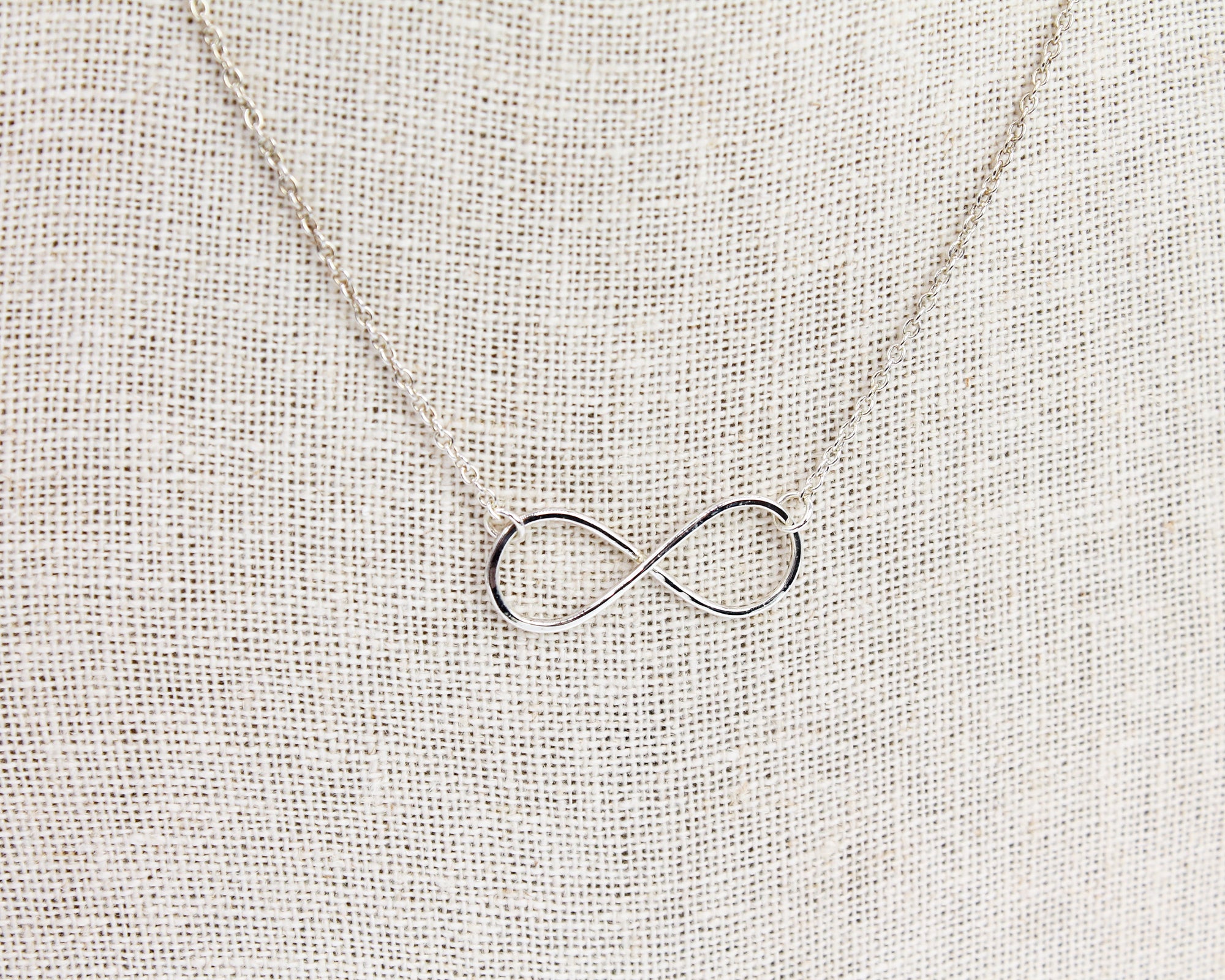 Infinity Necklace / Sterling Silver