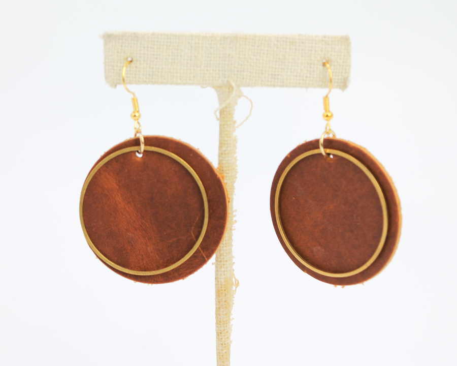Circlet Earring / Cognac