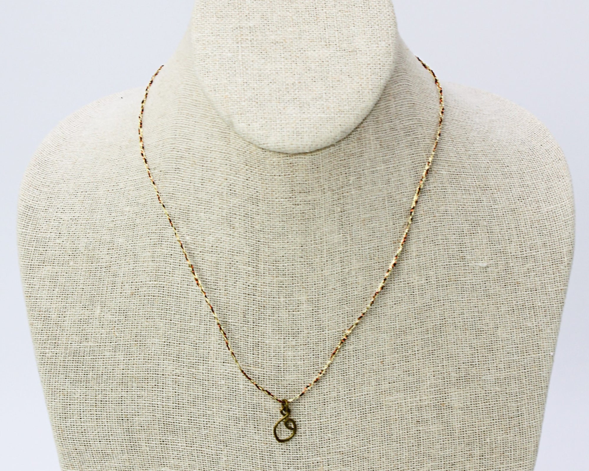 Swirl Pendant / Brass