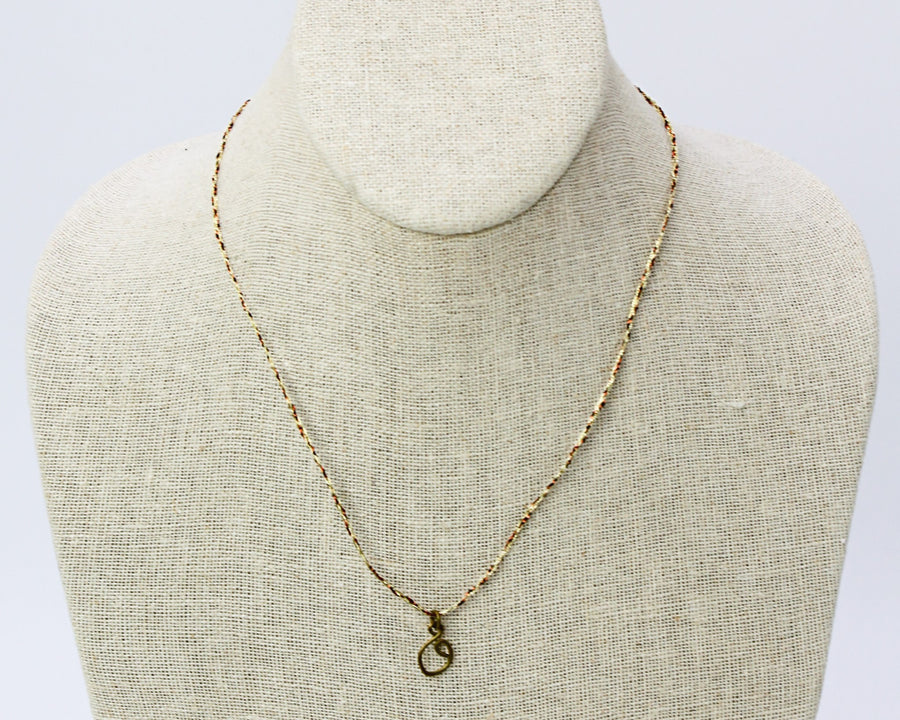 Swirl Pendant / Brass