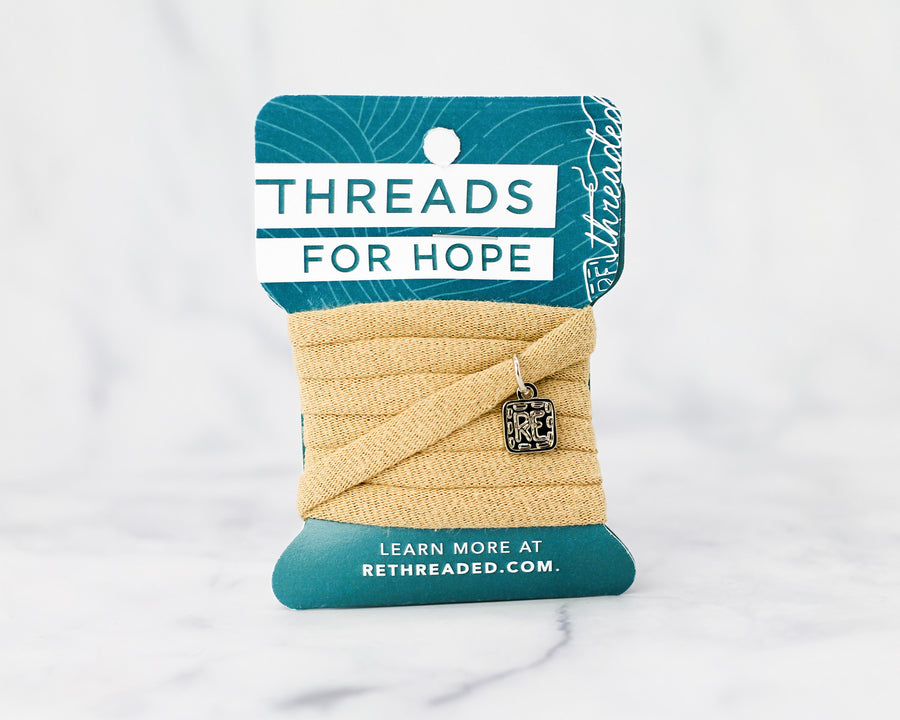 Threads for Hope Bracelet / Tan