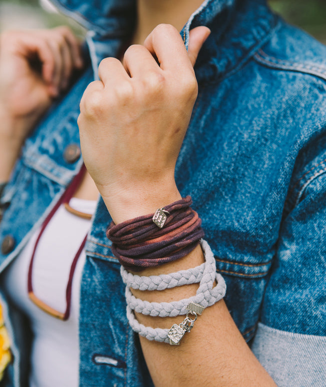 Threads for Hope Bracelet / Azure Blue