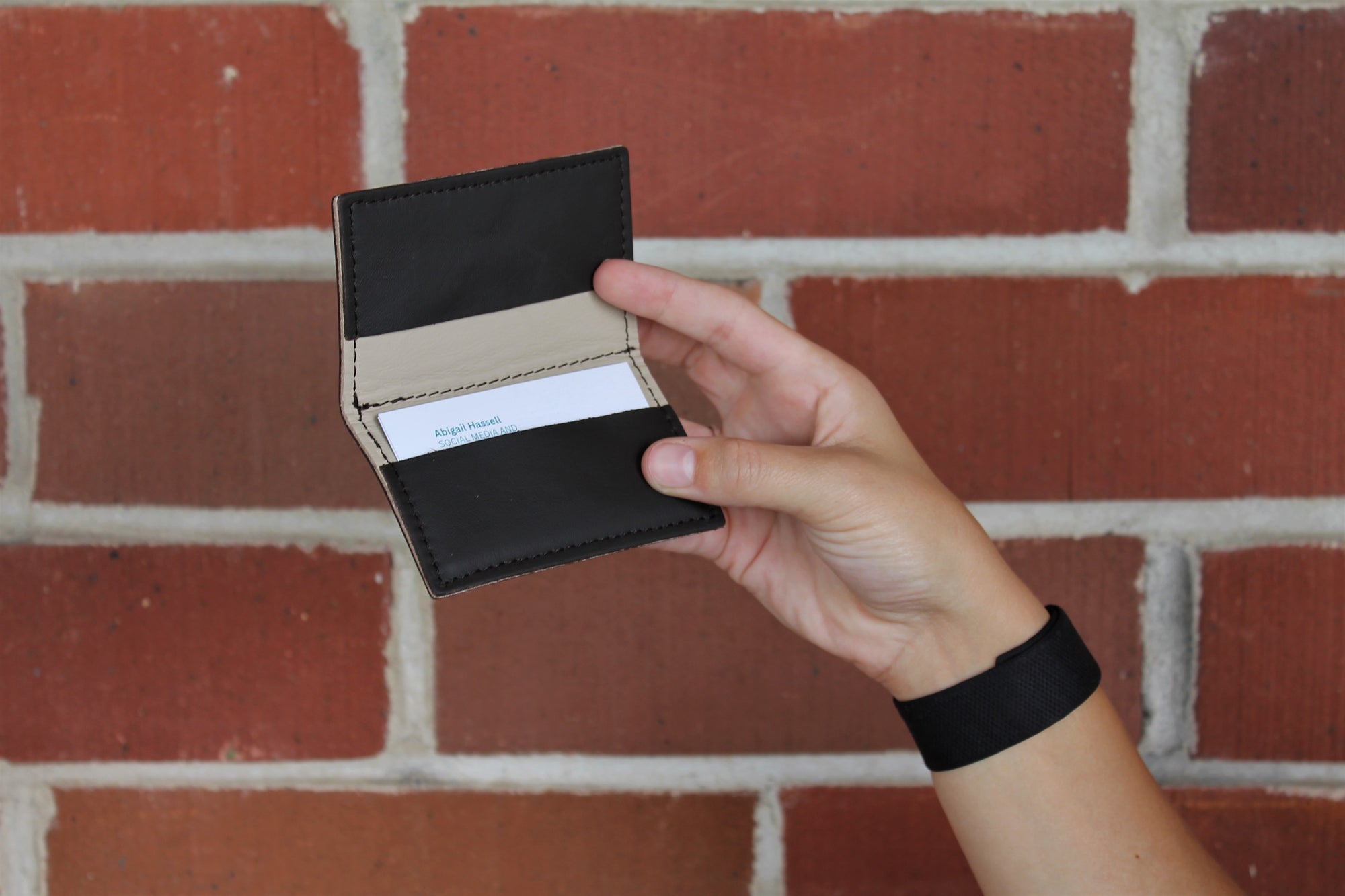 Business Card Holder-Truffle/Fawn Elemental