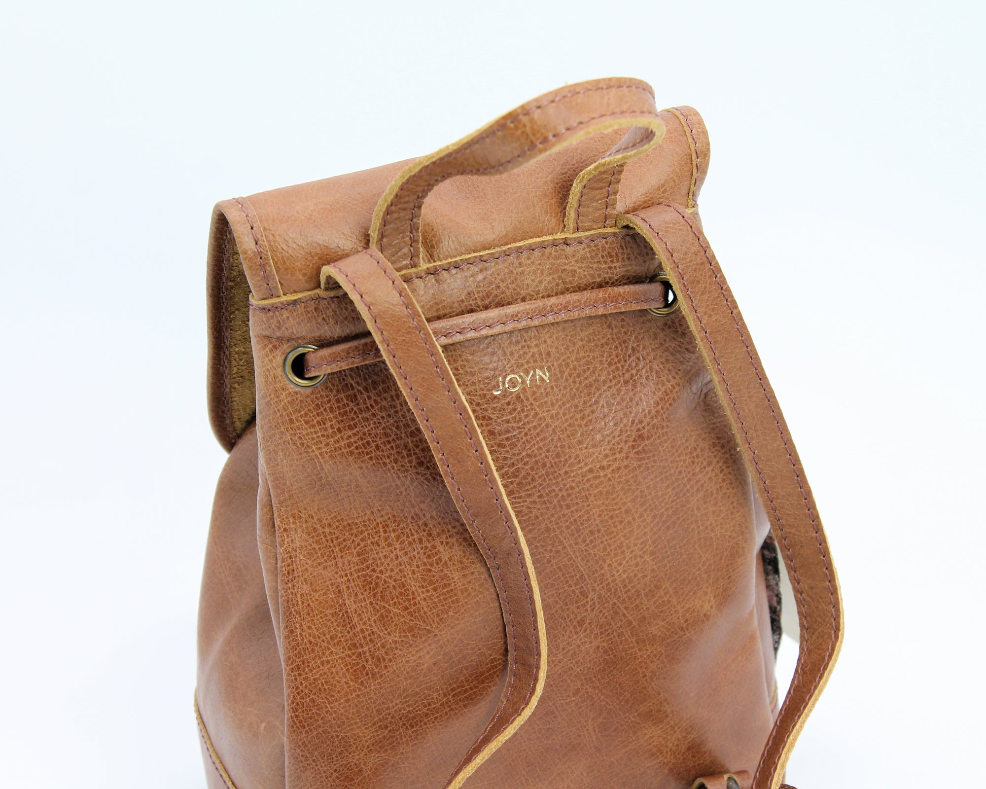 Mini Fold-Over Backpack / Vintage Brown