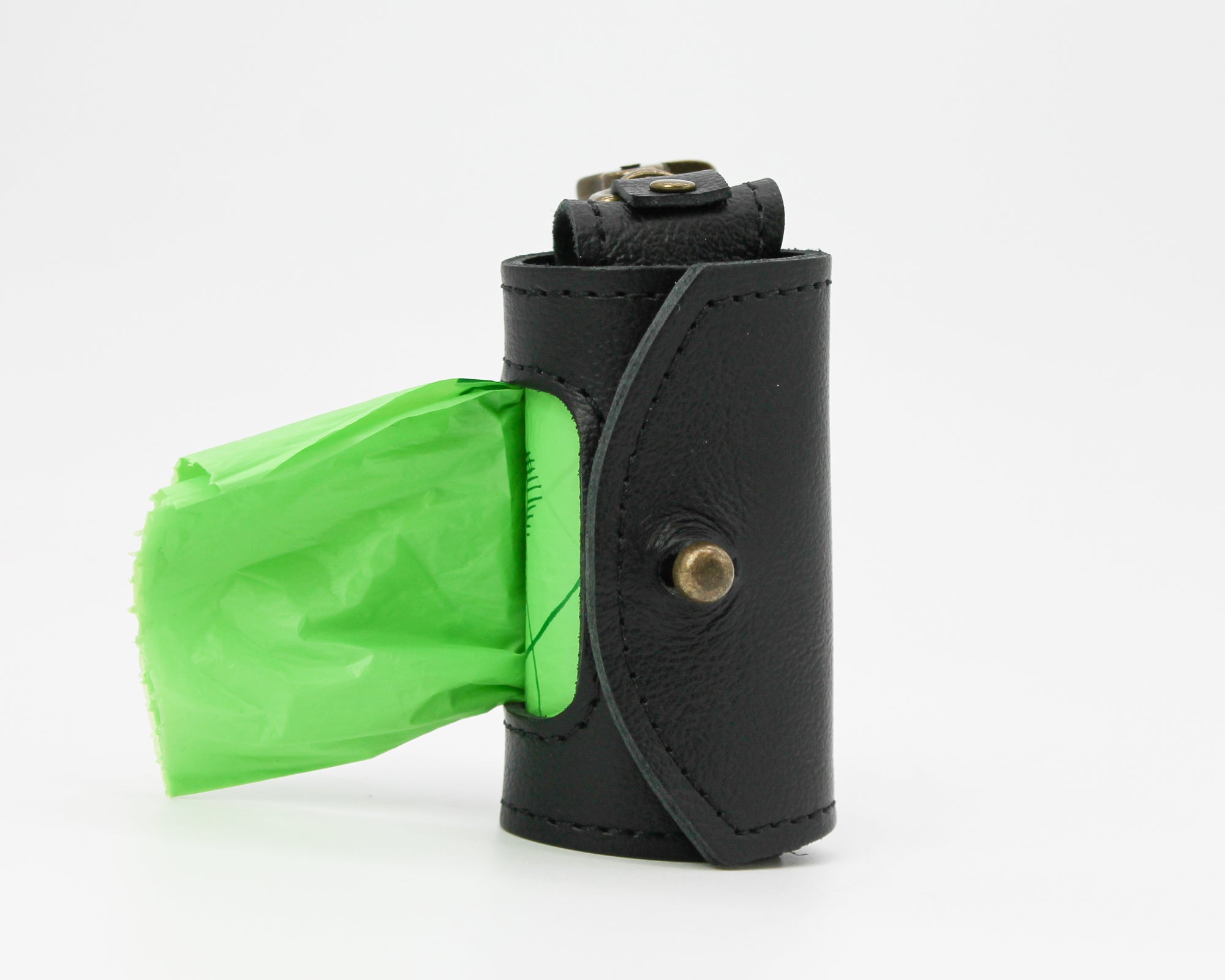 Leather Waste Bag Dispenser-Onyx