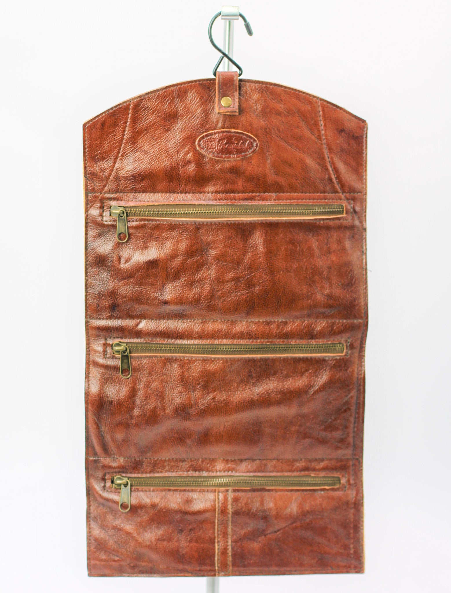 Rolled Toiletry Bag Whiskey