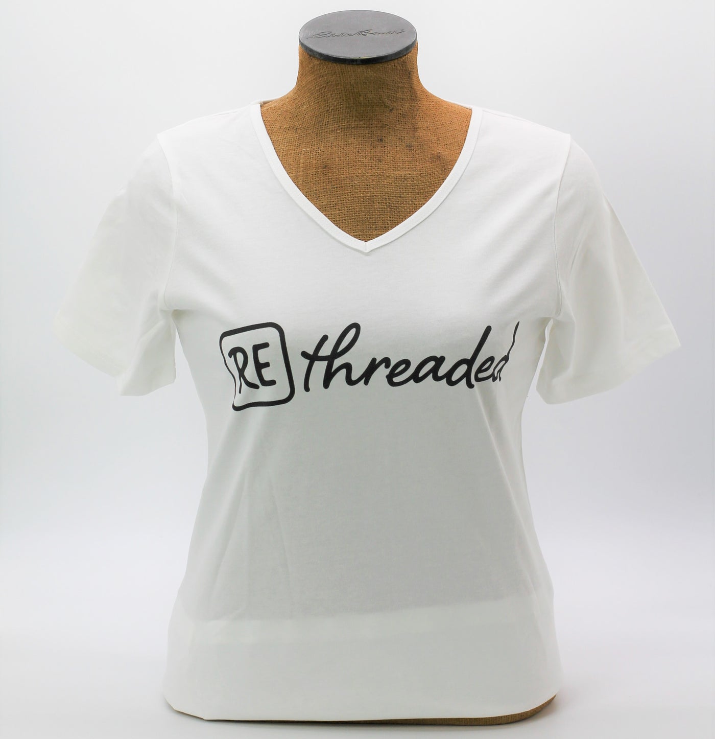 RE Logo Tee V-neck White S