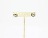 With Love Stud Earrings / Platinum