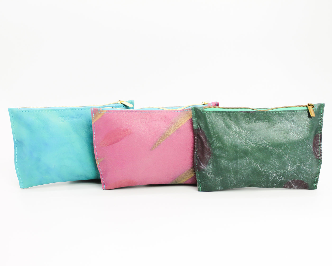 Zip Pouch Hand Painted