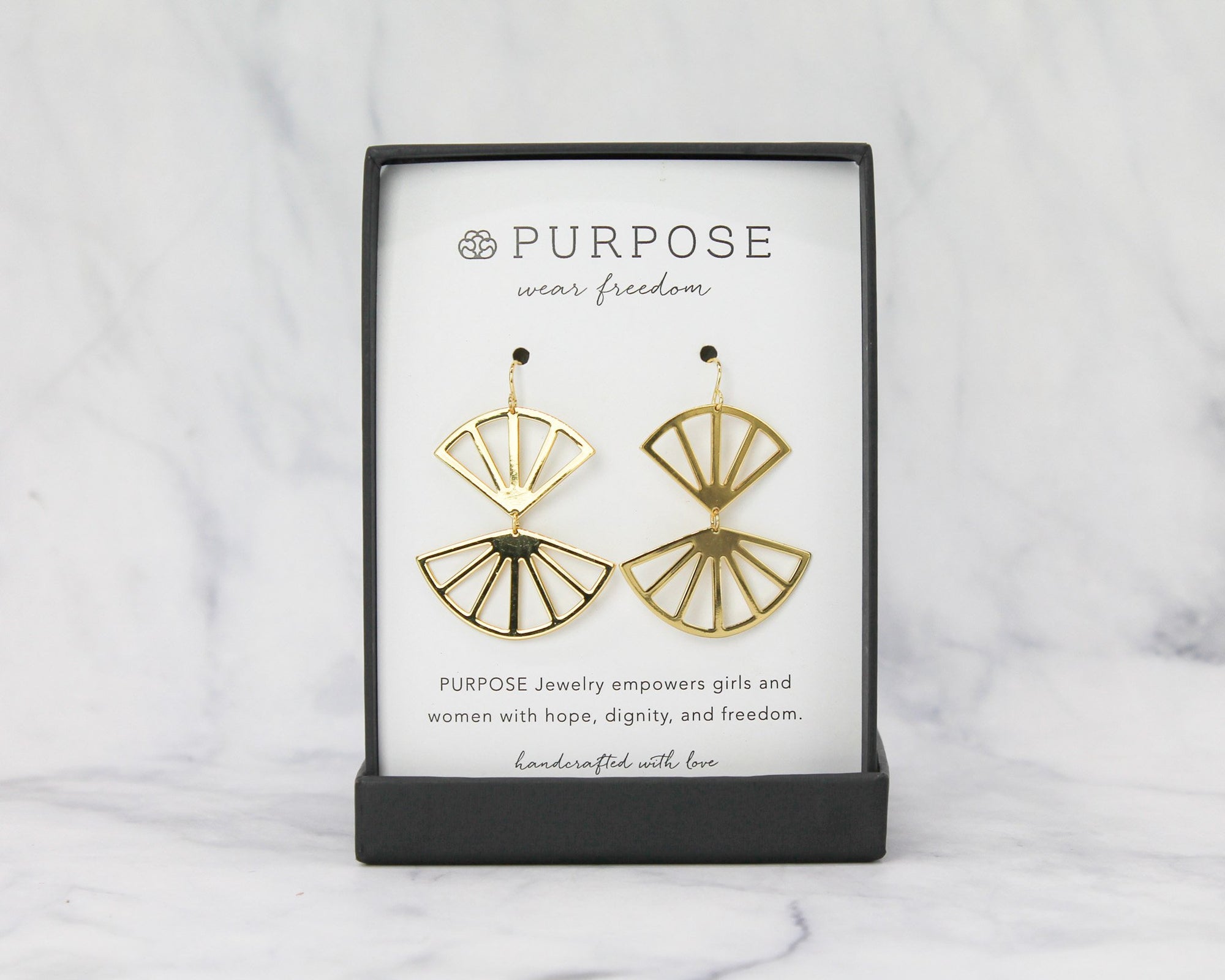 Panache Earrings 14k Gold