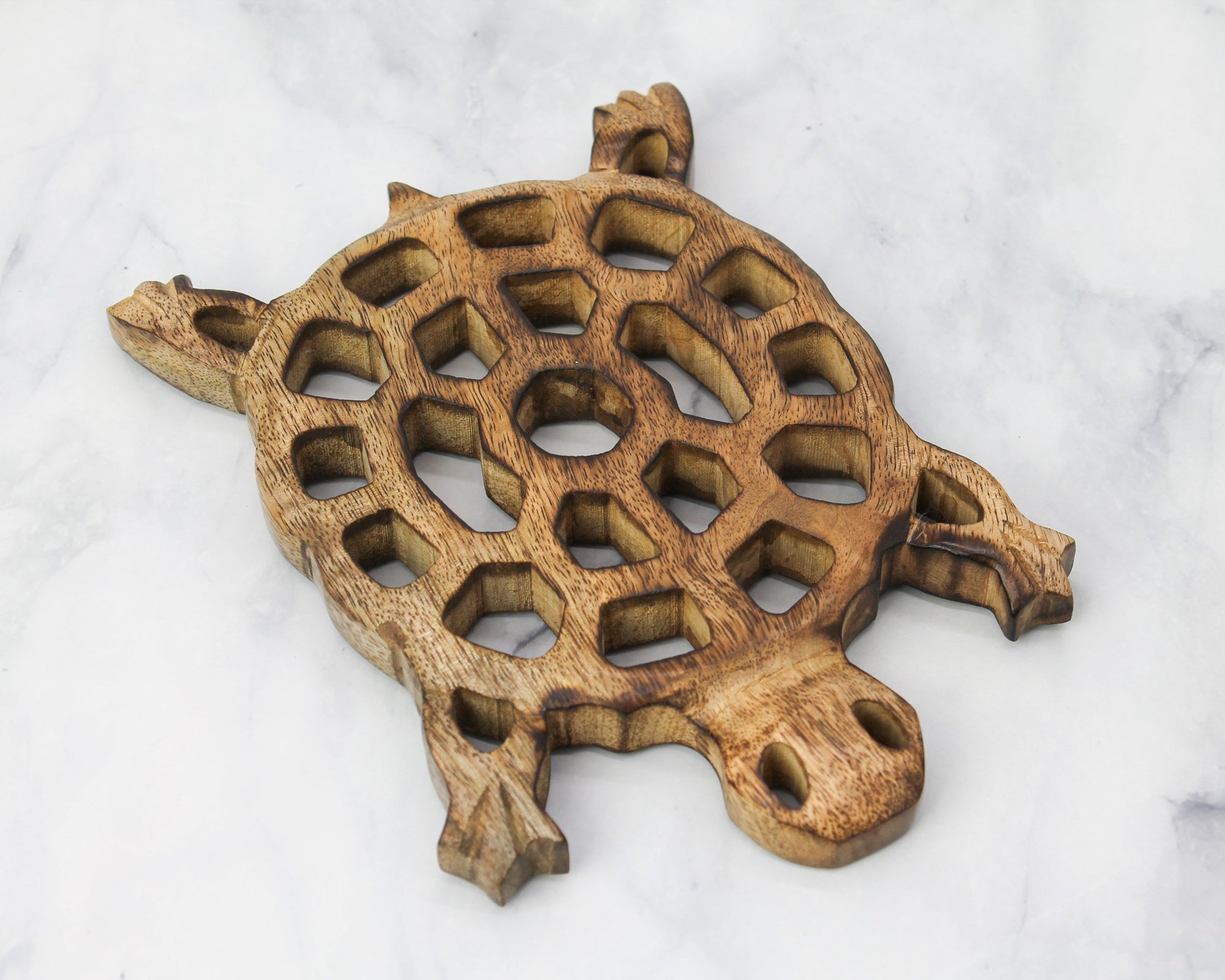 Mango Wood Turtle Trivet