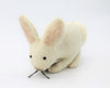 Hand Felted Toy / Large / White Bunny