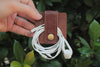 Cord Org/ Cable Keeper Leather Dusk
