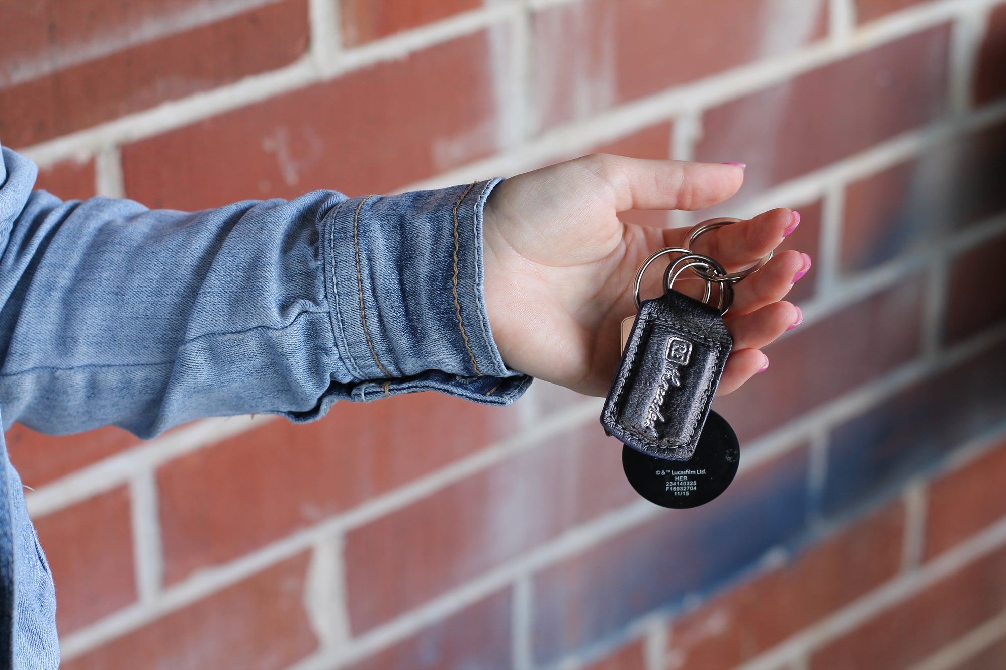 Poinsettia Holiday Key Tag