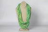 Hand Dyed Grace Scarf Lime Green