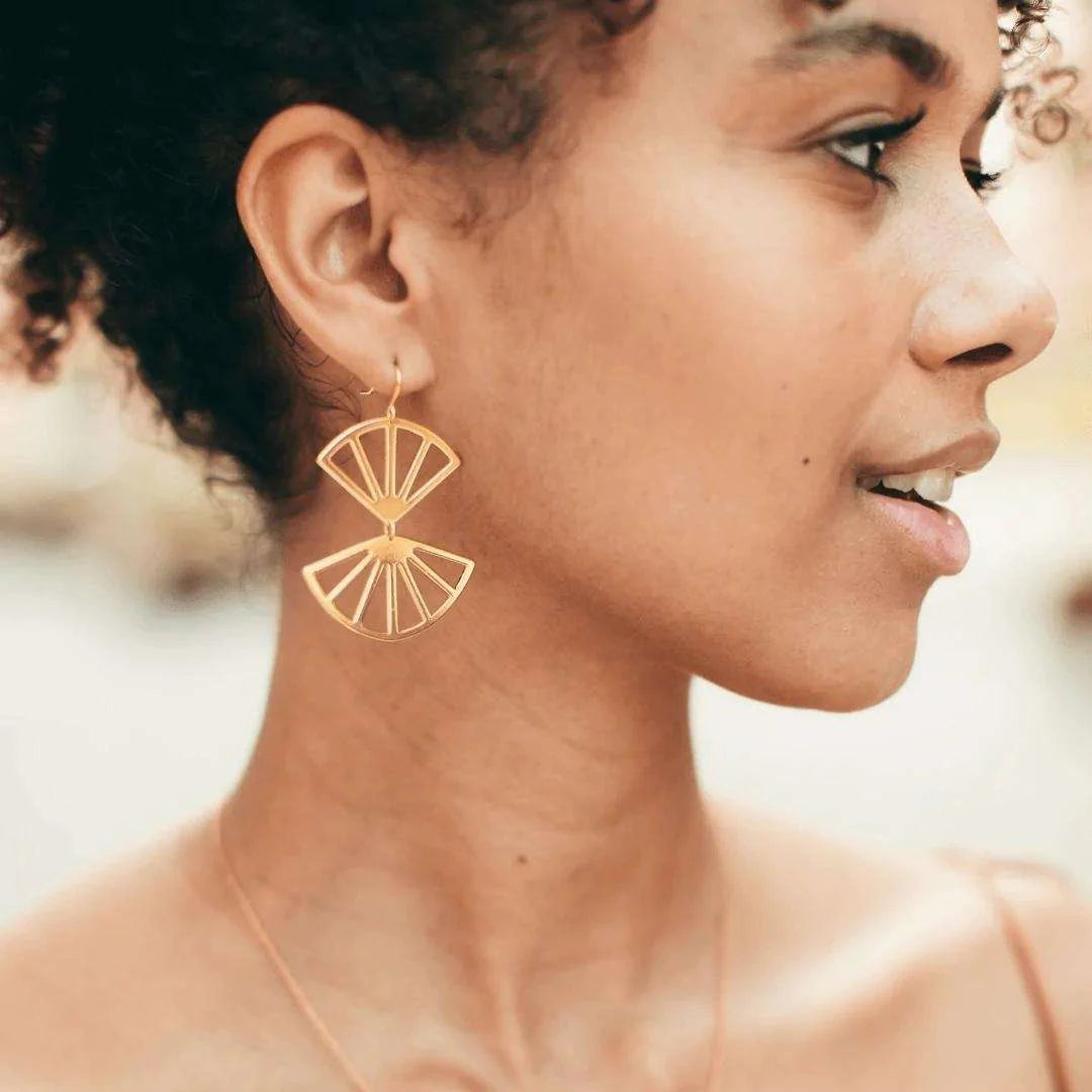 Panache Earrings 14k Gold