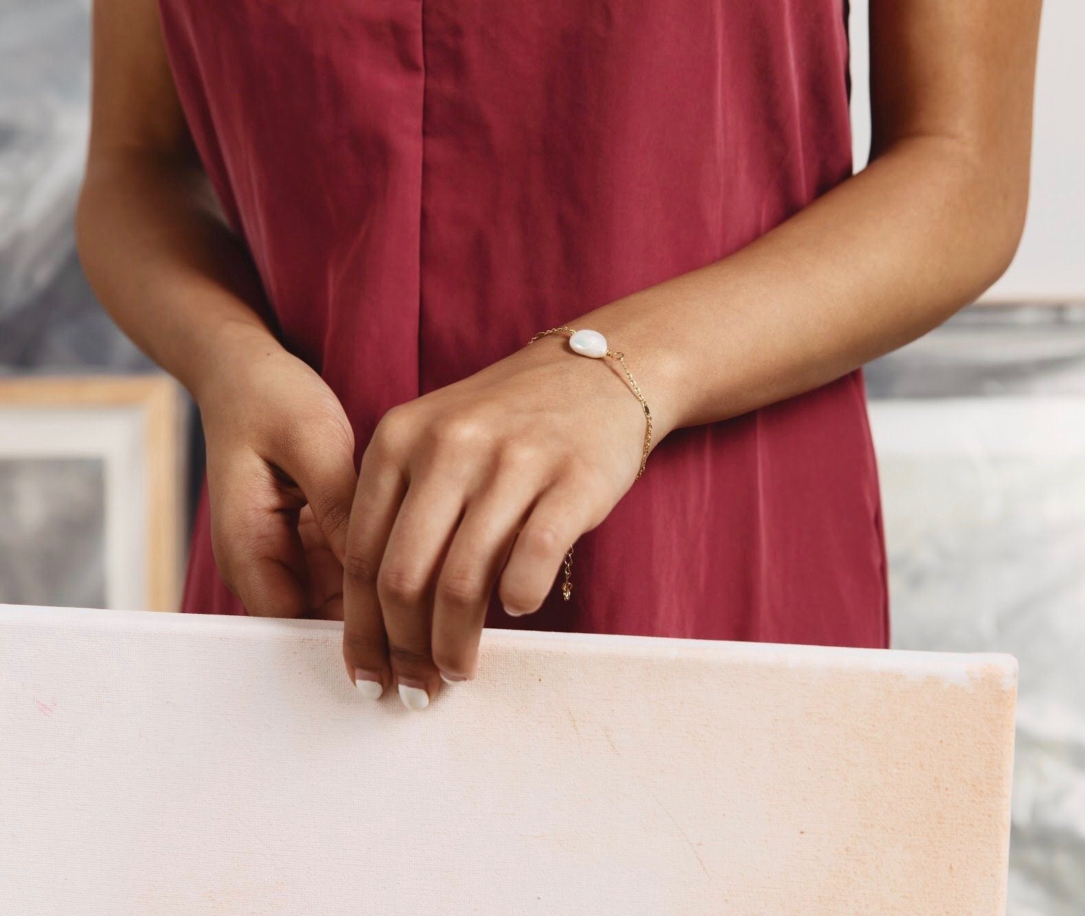 Baroque Bracelet 14K Gold